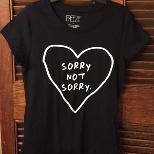 Black t shirt (new without tags)